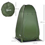 Voir la diapositive 3 : OUTSUNNY Tente de douche pliable pop-up automatique instantanée cabinet de changement camping polyester vert
