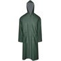 Voir la diapositive 1 : VIDAXL Manteau de pluie long impermeable resistant a capuche vert L