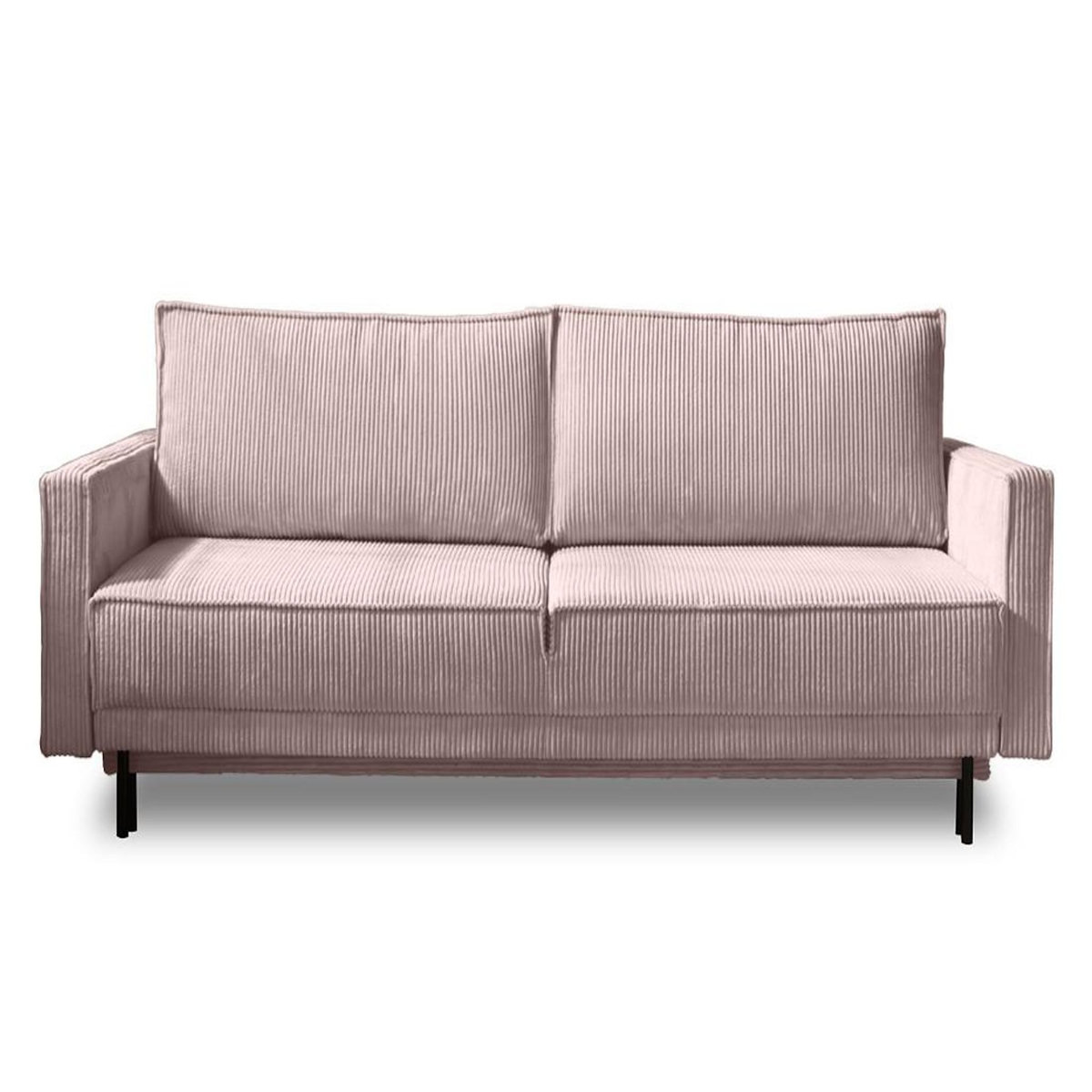 LISA DESIGN Charlie - canapé 3 places convertible avec coffre - en velours côtelé