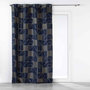 Voir la diapositive 1 : Paris Prix Rideau à Œillets Imprimé  Lineor  140x260cm Marine