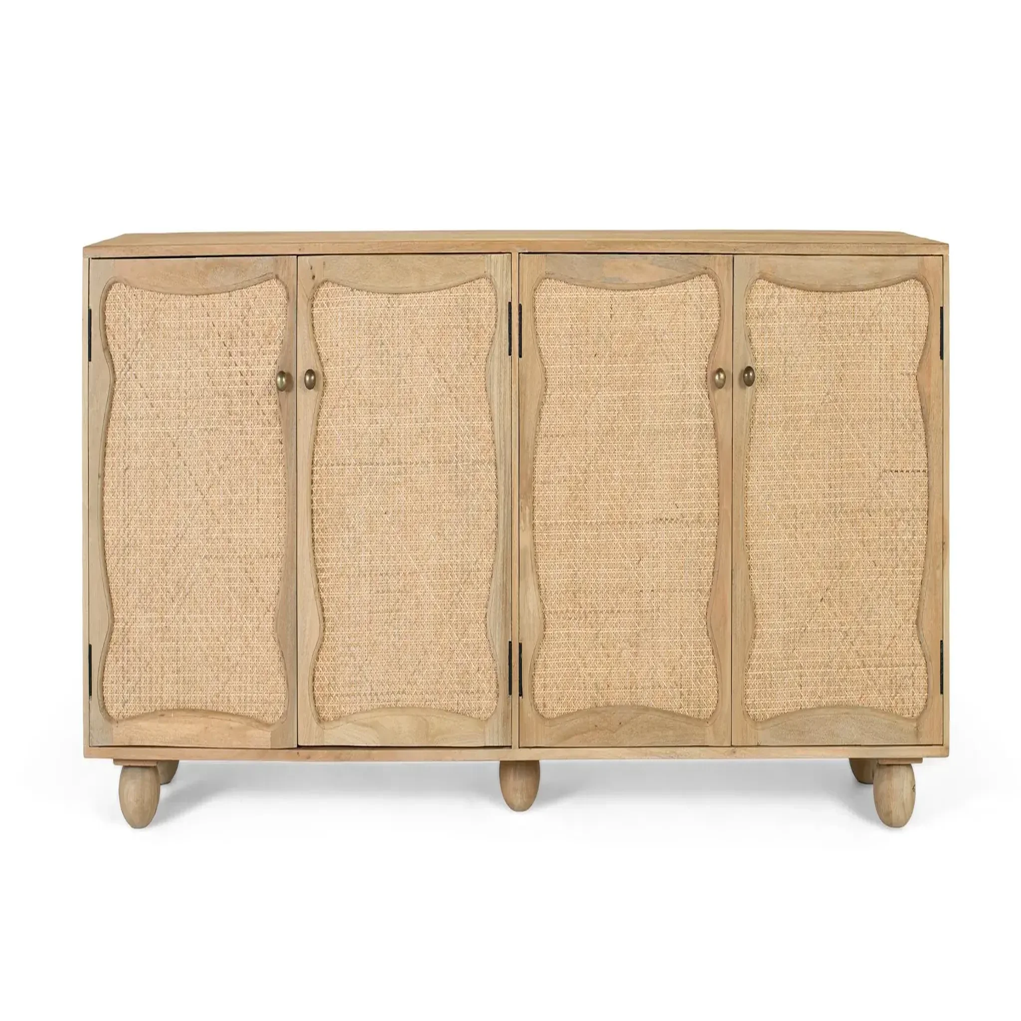 GINER Y COLOMER SL Buffet en bois de manguier 200cm style boho méditerranéen