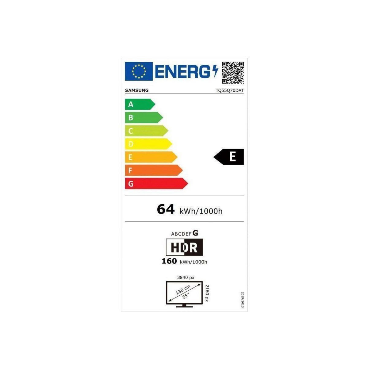 Samsung TV QLED TQ55Q70D 2024