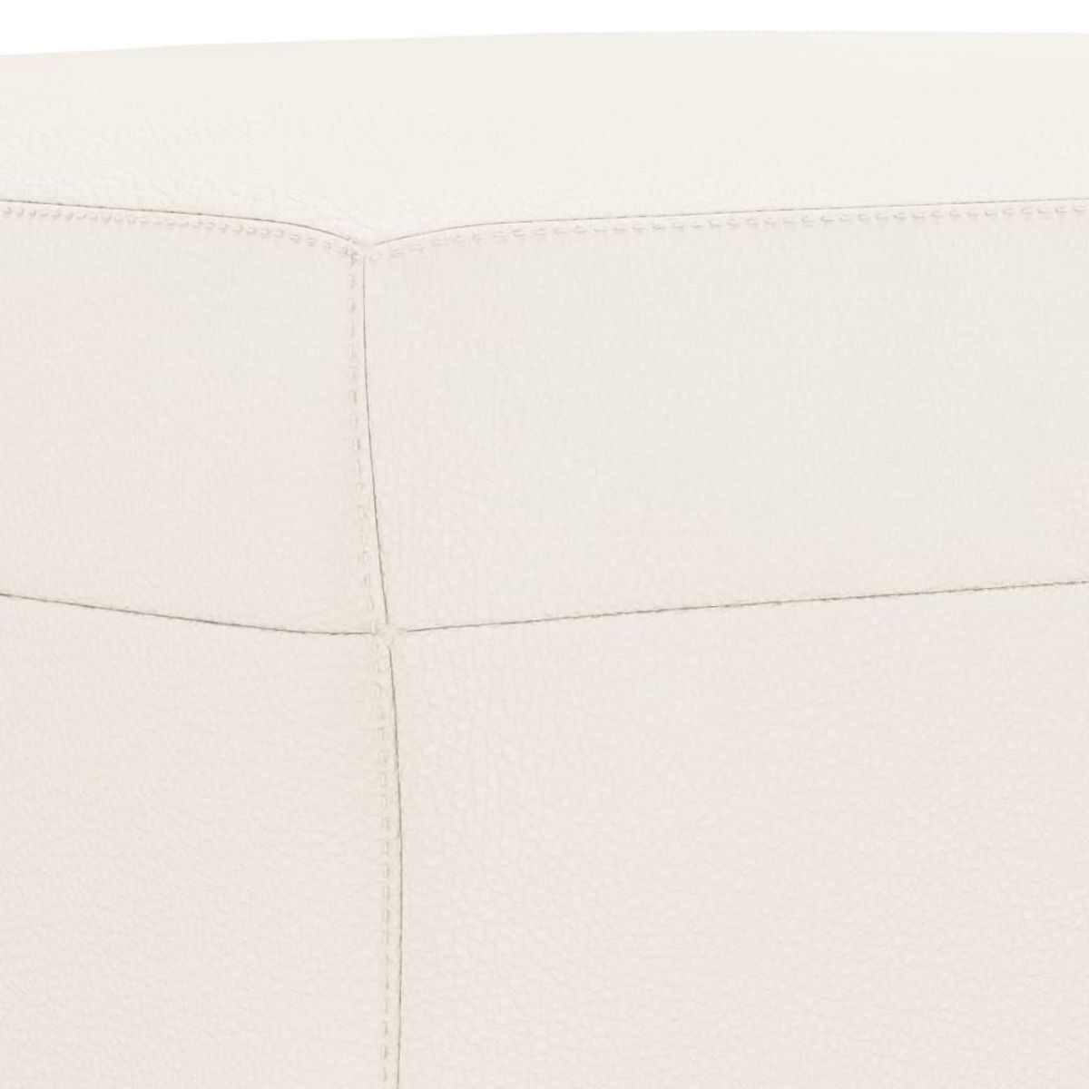 VIDAXL Banc Creme 70x35x41 cm Similicuir