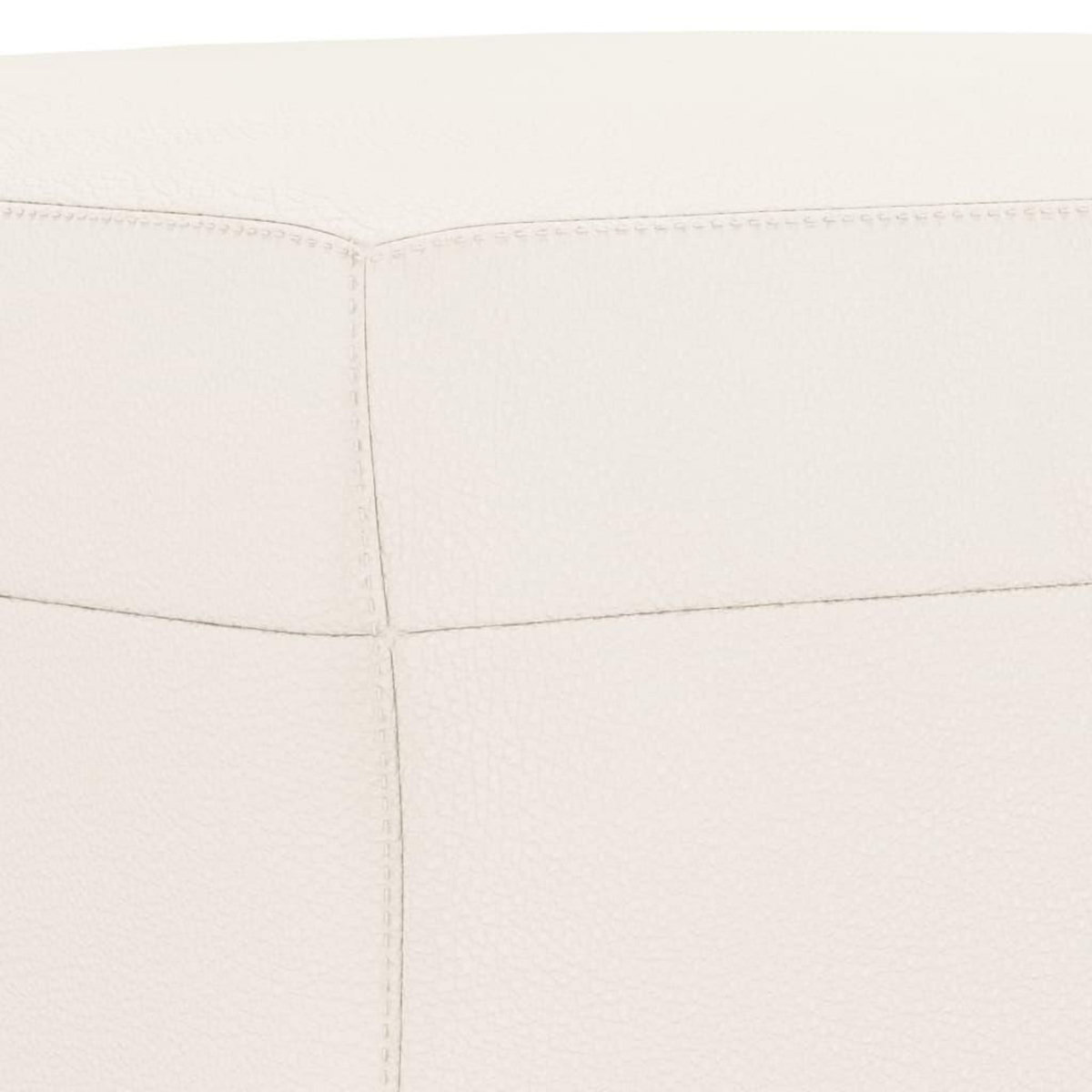 VIDAXL Banc Creme 70x35x41 cm Similicuir