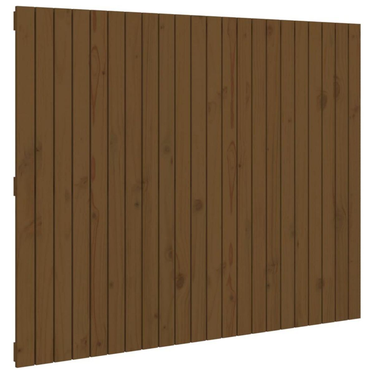 VIDAXL Tete de lit murale Marron miel 140x3x110 cm Bois massif de pin