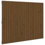 Voir la diapositive 2 : VIDAXL Tete de lit murale Marron miel 140x3x110 cm Bois massif de pin