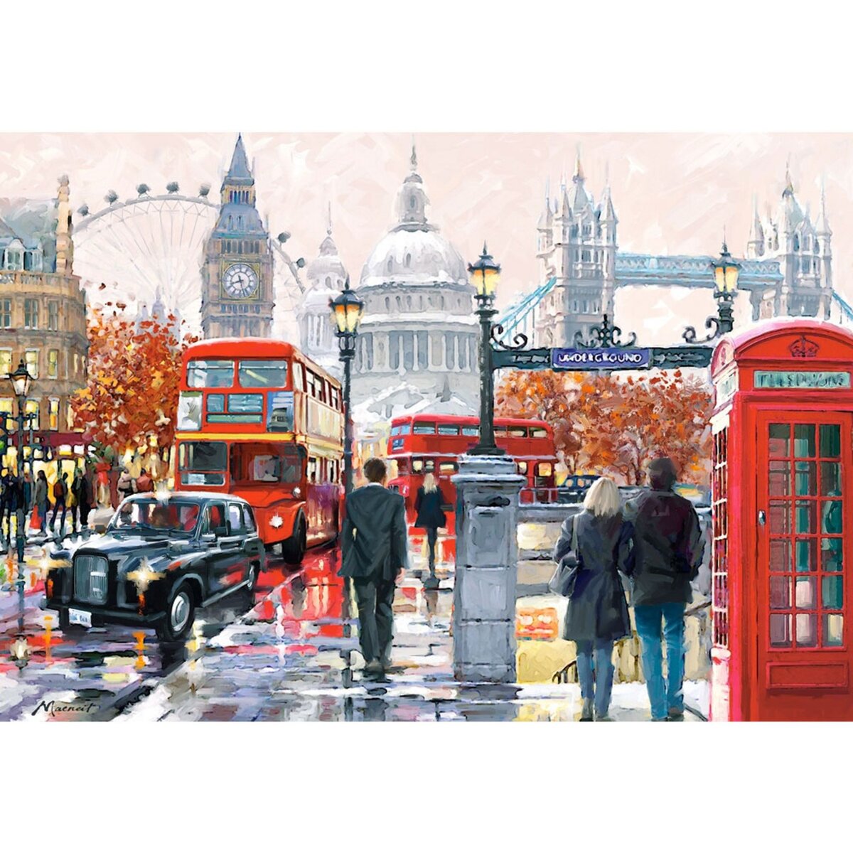 Castorland Puzzle 1000 pièces : Londres Collage