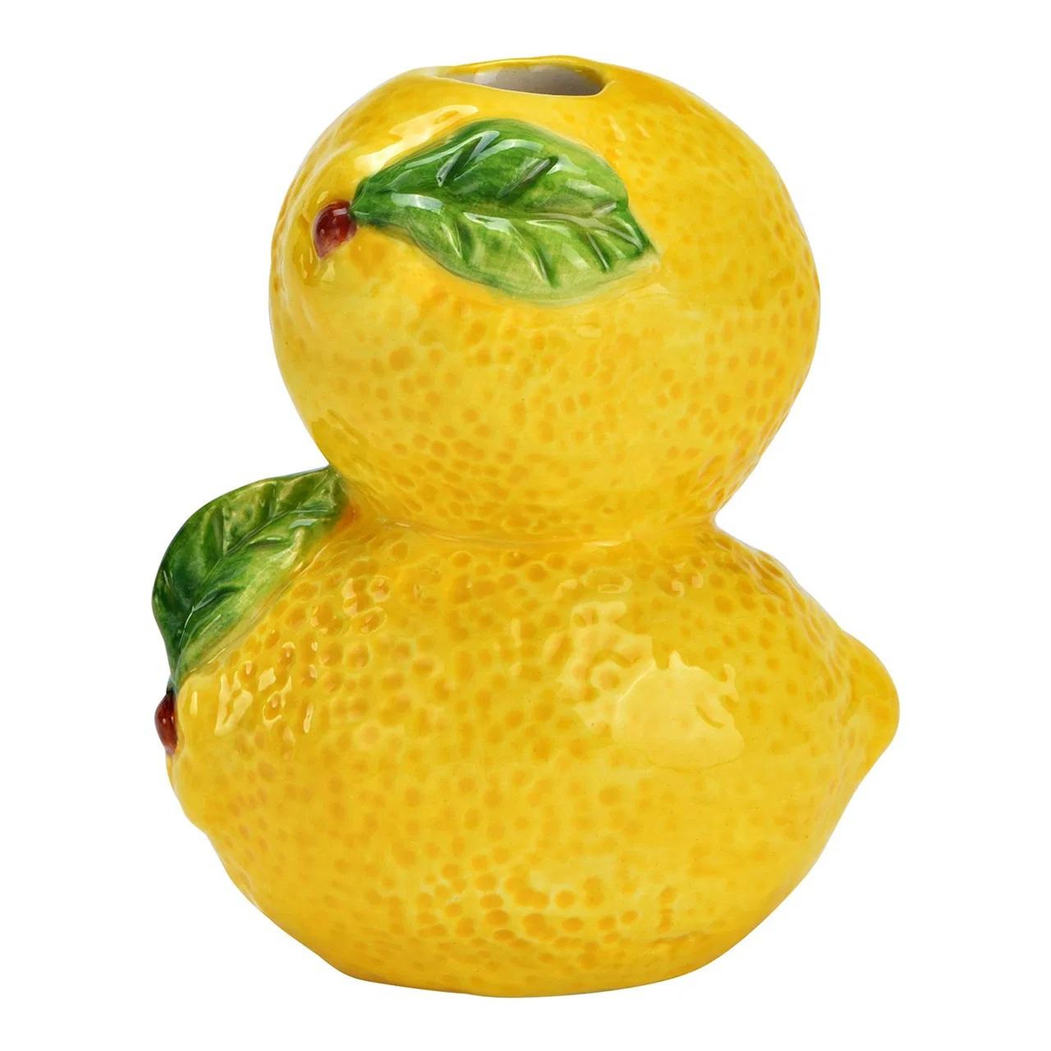 Eden Petit vase citron en céramique