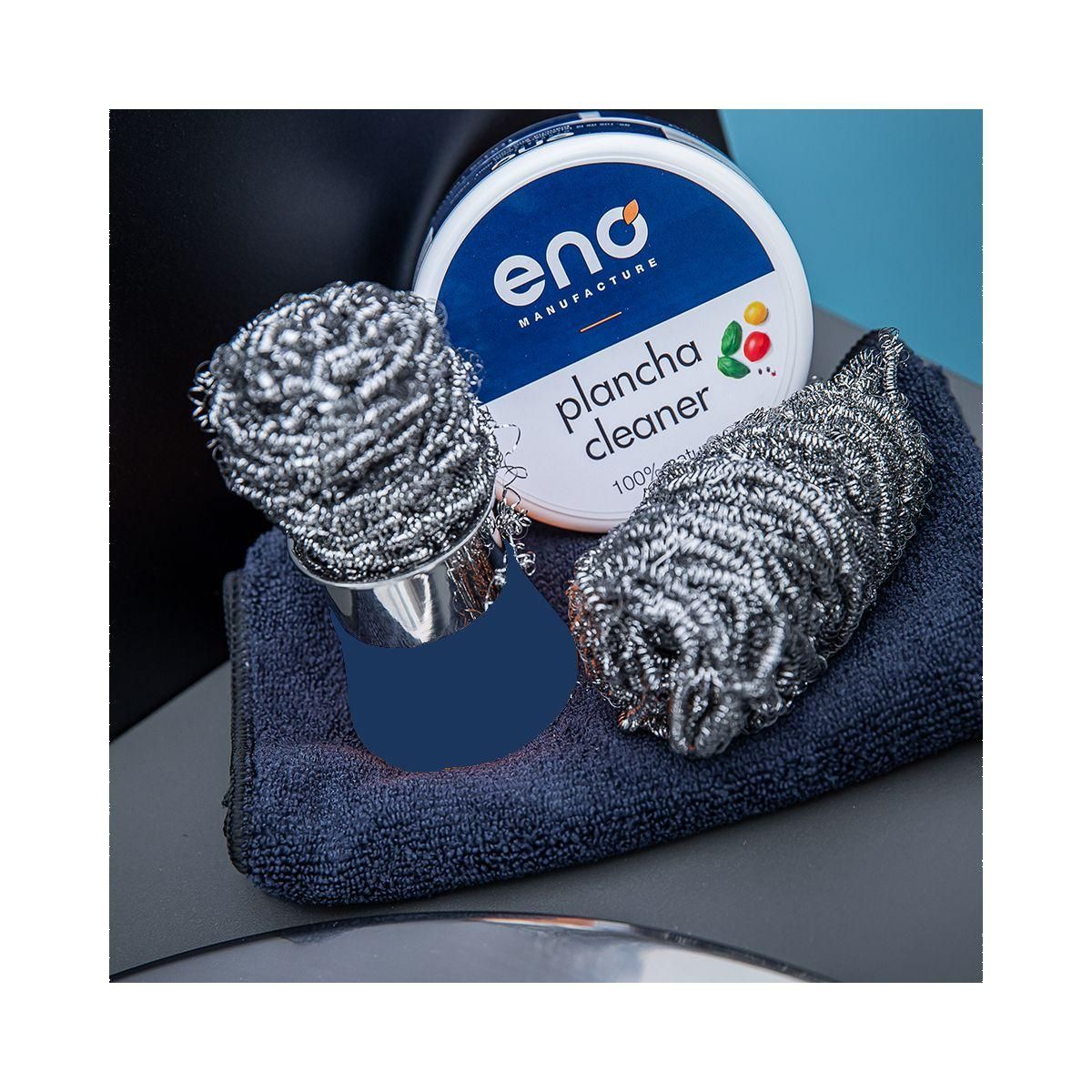 Eno Boule inox coffret nettoyage plancha