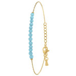 SC BOHEME Bracelet SC Bohème orné d'aquamarines