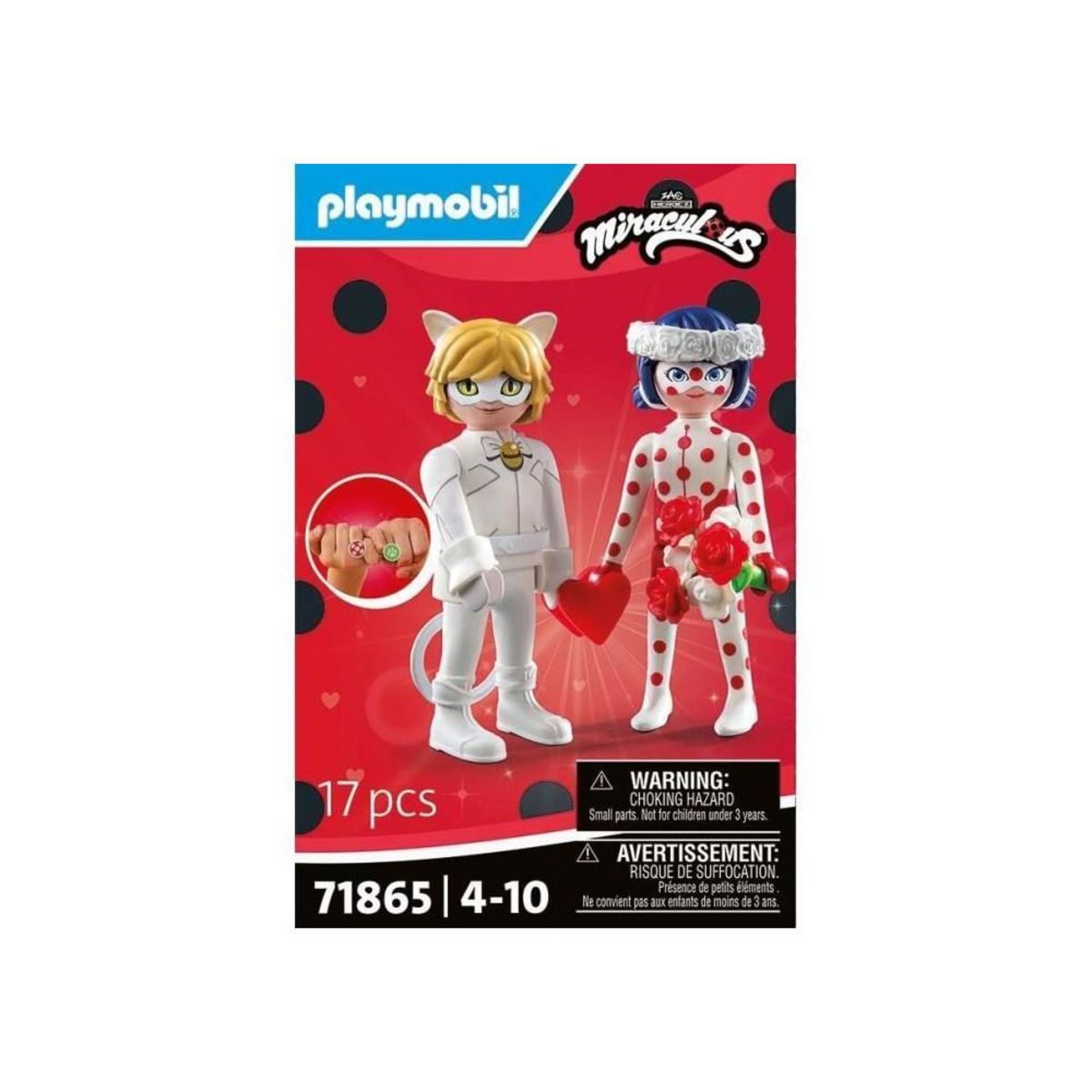 PLAYMOBIL 71865 - Miraculous Le mariage de Ladybug et Chat Noir