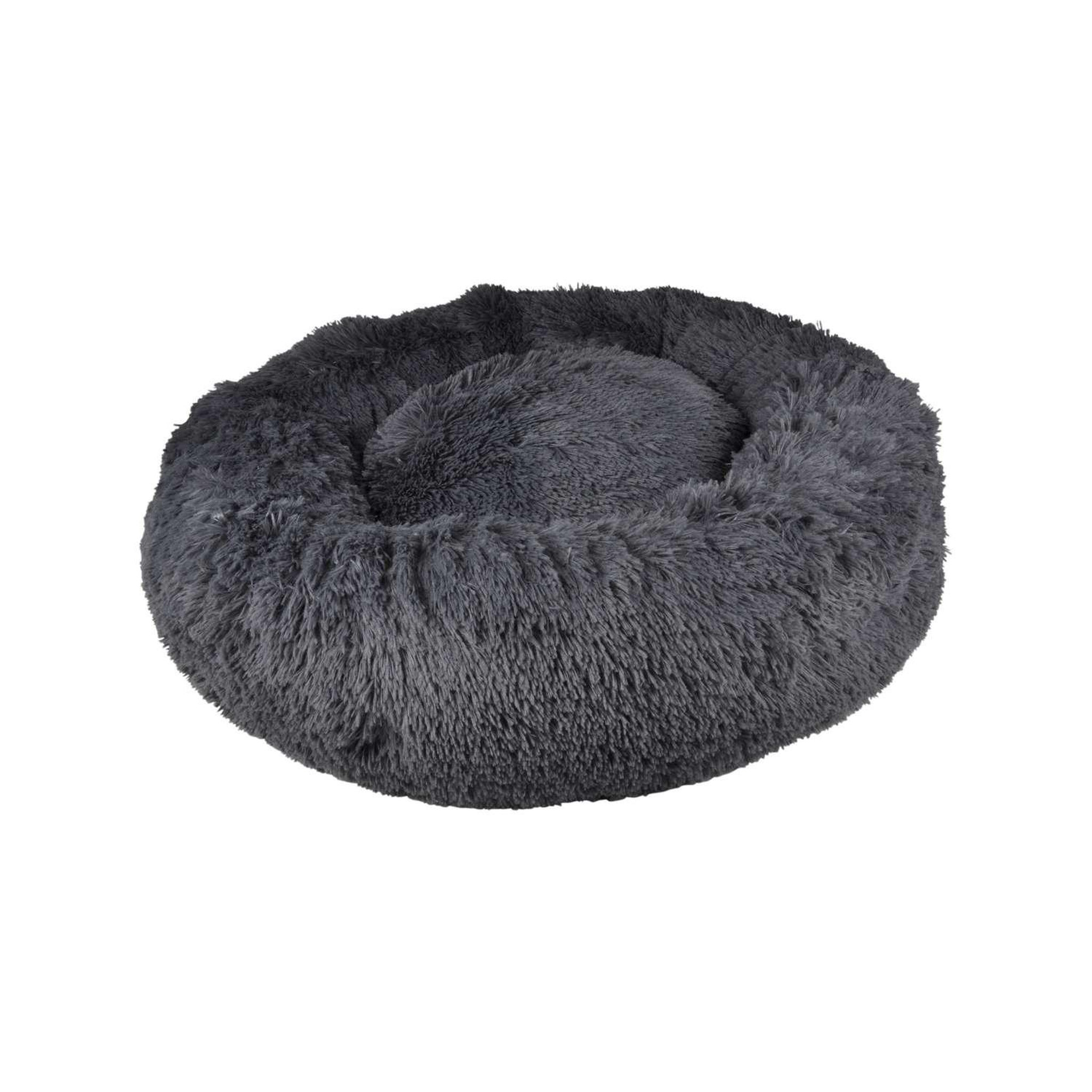 LOVE STORY Coussin doux et rond snow pour chien et chat. Coloris disponibles : Blanc, Gris