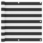 VIDAXL Ecran de balcon Anthracite et blanc 90x300 cm Tissu Oxford
