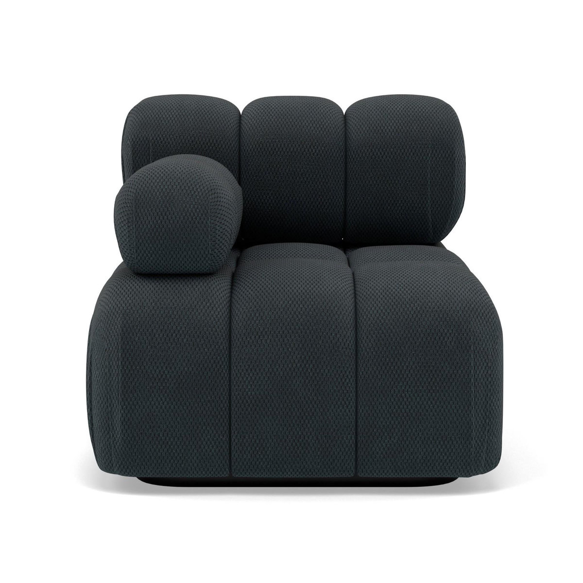 LISA DESIGN Ruby - module d'assise gauche en velours texturé
