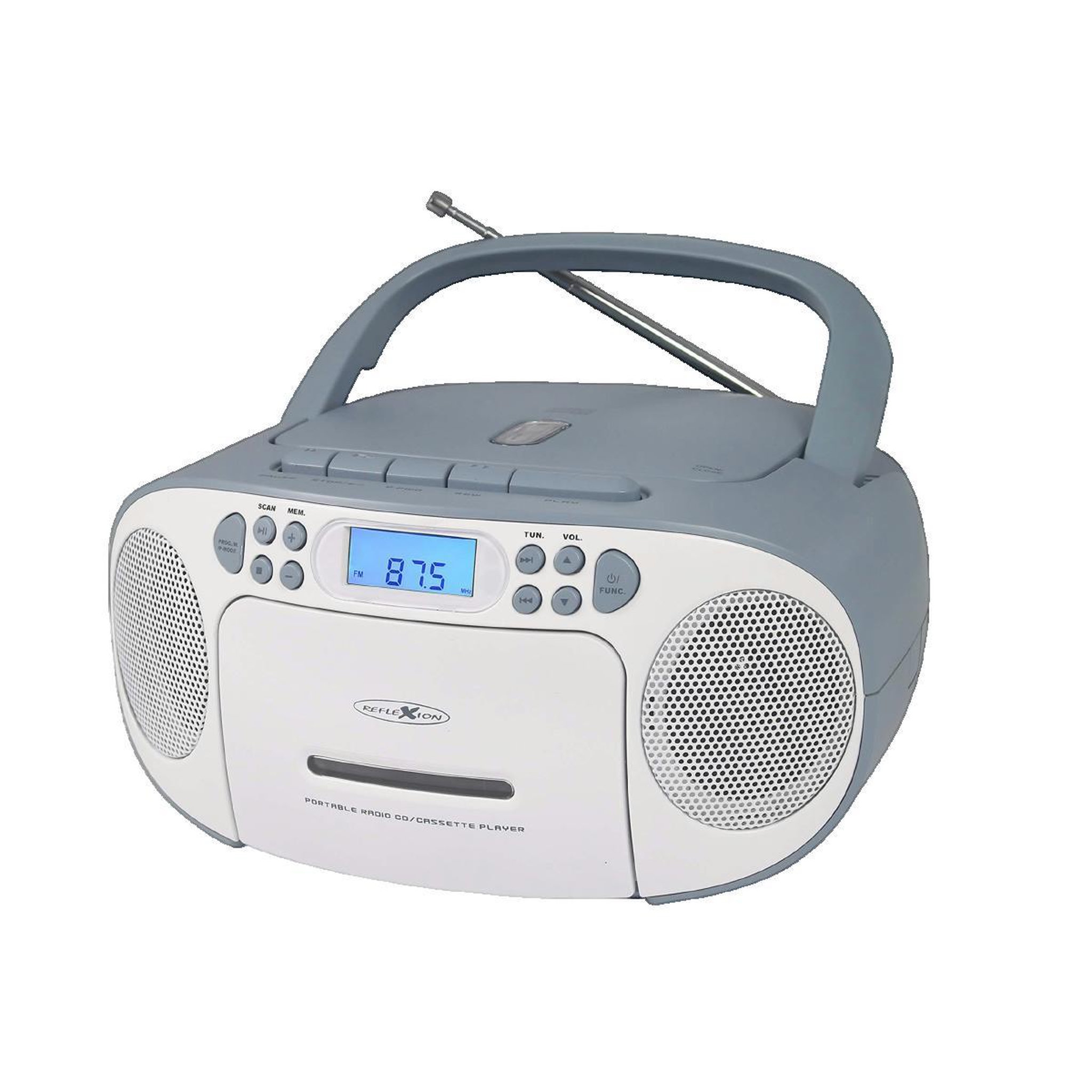 Voir la diapositive 2 : REFLEX Radio CD K7 Reflexion RCR2260 Bleu