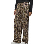 Pieces Pantalon Léopard Femme Pieces Grace. Coloris disponibles : Marron