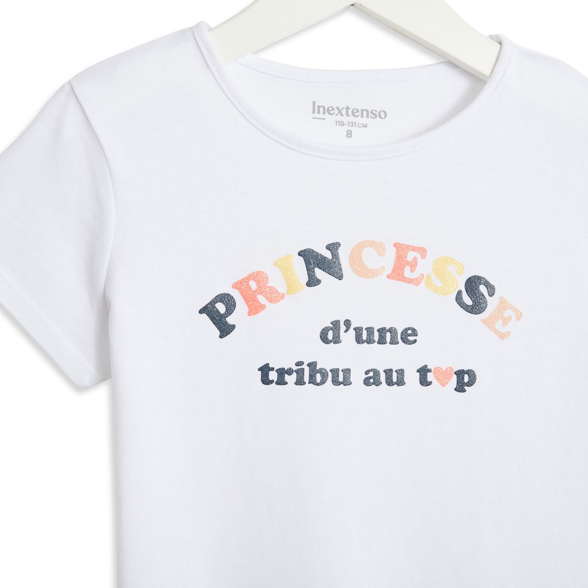 INEXTENSO T-shirt blanc fille