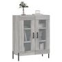 Voir la diapositive 3 : VIDAXL Buffet sonoma gris 69,5x34x90 cm bois d'ingenierie