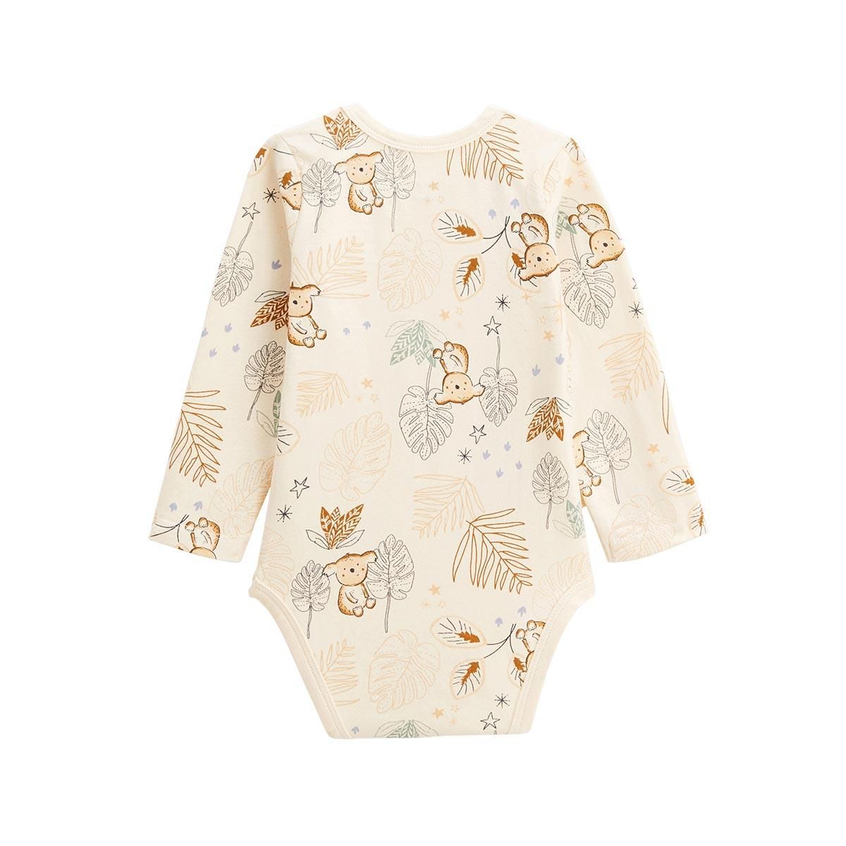 Petit Béguin Lot de 3 bodies bébé manches longues Constellation