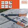 Voir la diapositive 3 : Black et Decker Pack 2 outils Coupe Branches 53,3 cm + Sécateur de Jardin 20,3 cm Outillage Jardinage Black et Decker
