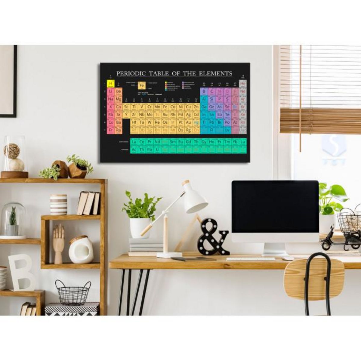 Paris Prix Tableau Imprimé  Mendeleev's Table Wide
