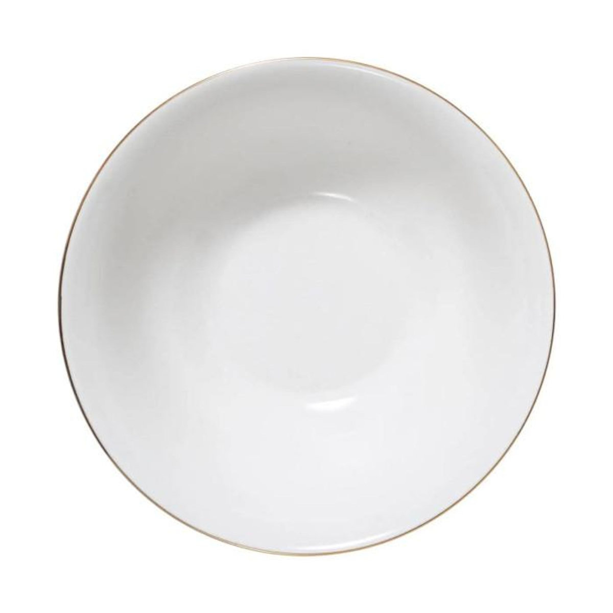 SECRET DE GOURMET Saladier en Porcelaine  Petit Salon  22cm Blanc