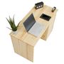Voir la diapositive 4 : IDIMEX Bureau en pin massif HUGO