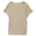 Vero Moda T shirt  Femme Vero Moda Brook. Coloris disponibles : Beige