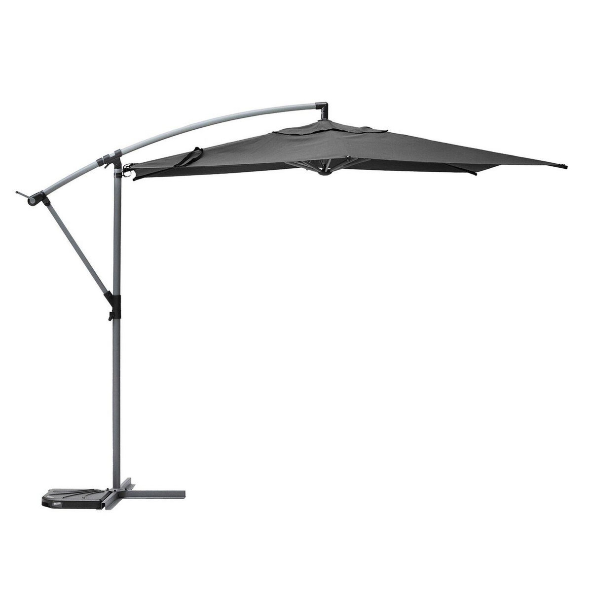 HESPERIDE Parasol décentré Manao - Diamètre 3 mètre - Ardoise