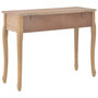 Voir la diapositive 5 : VIDAXL Table de console et coiffeuse avec 3 tiroirs Marron