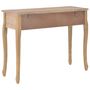 Voir la diapositive 5 : VIDAXL Table de console et coiffeuse avec 3 tiroirs Marron