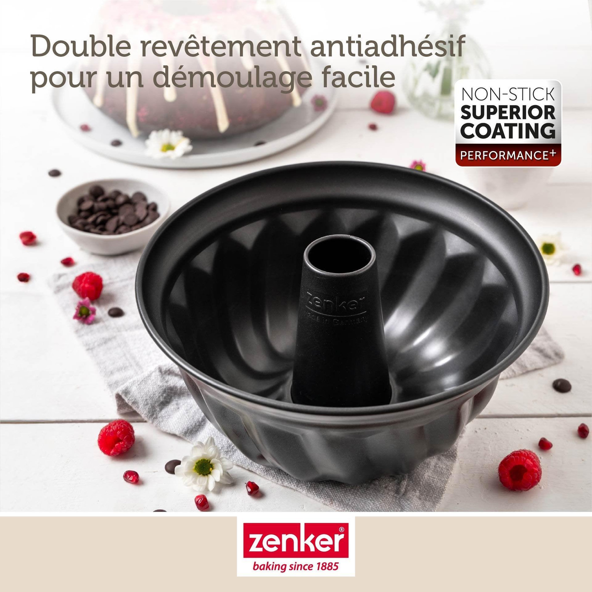 Voir la diapositive 6 : ZENKER Moule à kouglof 22 cm zenker perfectback+