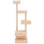 Voir la diapositive 4 : VIDAXL Arbre a chat 45,5x49x103 cm Bois de pin massif