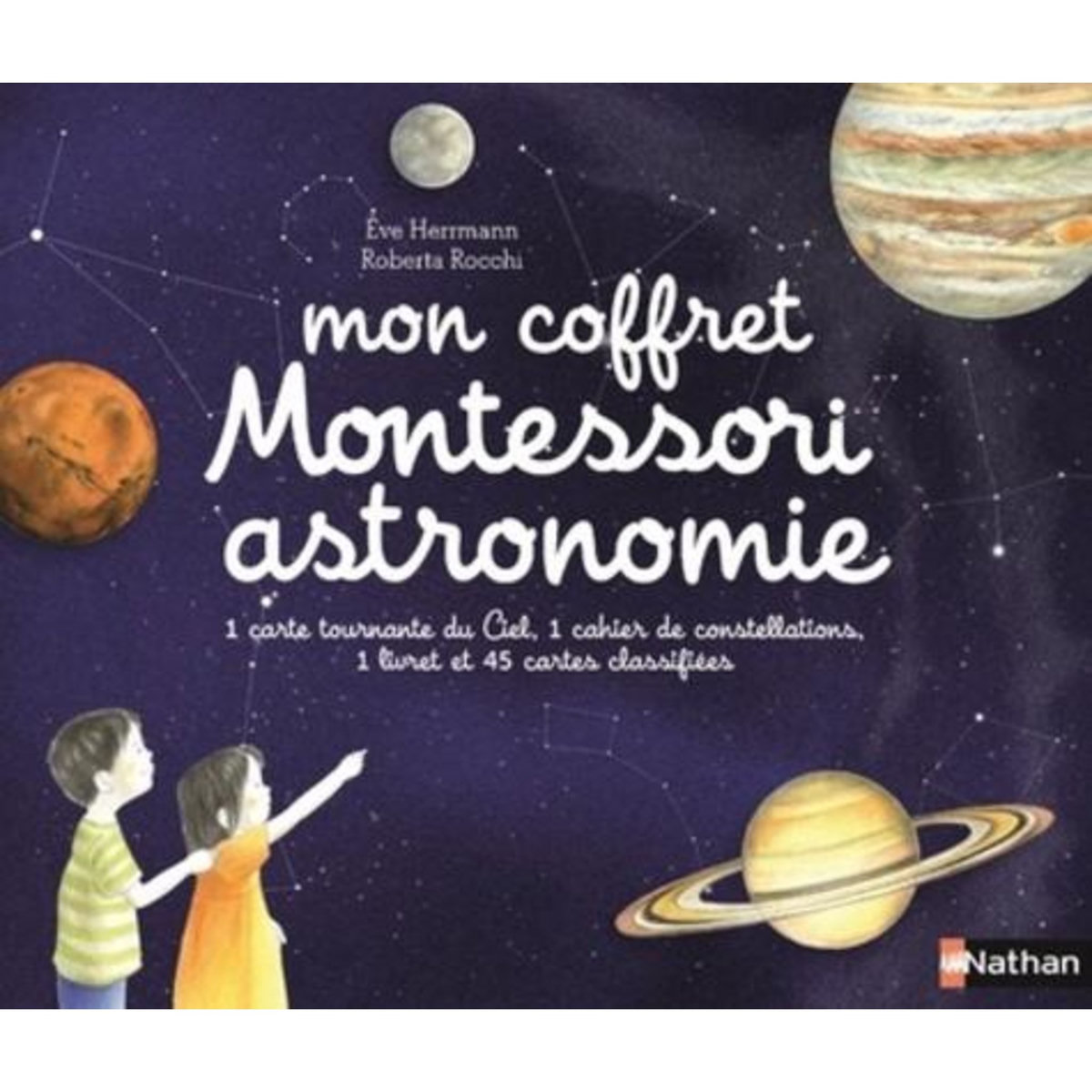 ASTRONOMIE. AVEC 1 CARTE TOURNANTE DU CIEL, 1 CARNET DE CONSTELLATIONS, Herrmann Eve