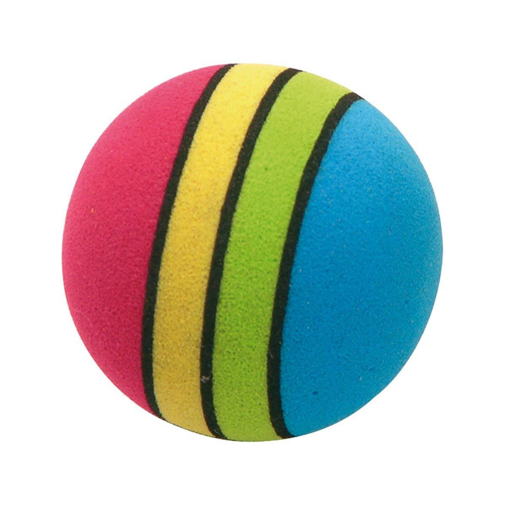 Voir la diapositive 4 : HOMEA Lot de 4 balles pour chien  eva  3cm multicolore