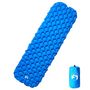 Voir la diapositive 1 : VIDAXL Matelas de camping gonflable 1 personne bleu 190x58x6 cm