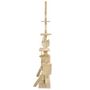 Voir la diapositive 4 : VIDAXL Arbre a chat avec griffoirs en sisal 230-250 cm Beige