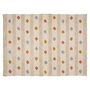 Voir la diapositive 1 : Atmosphera Kids Tapis enfant rectangle à pompons multicolores - 120 x 170 cm
