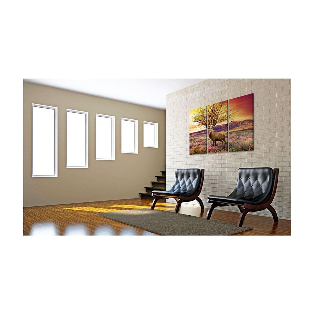 Paris Prix Tableau Imprimé 3 Panneaux  Cornage de Fantaisie