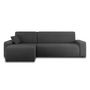 Voir la diapositive 6 : BEST MOBILIER Artemisa - canapé d'angle réversible 4 places - convertible avec coffre - en velours côtelé
