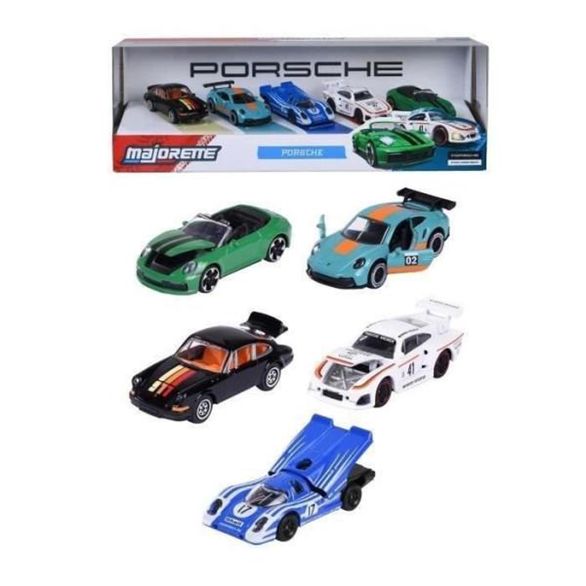 Majorette MAJORETTE - Majo Porsche 5 Pcs Giftpack - des 3 ans