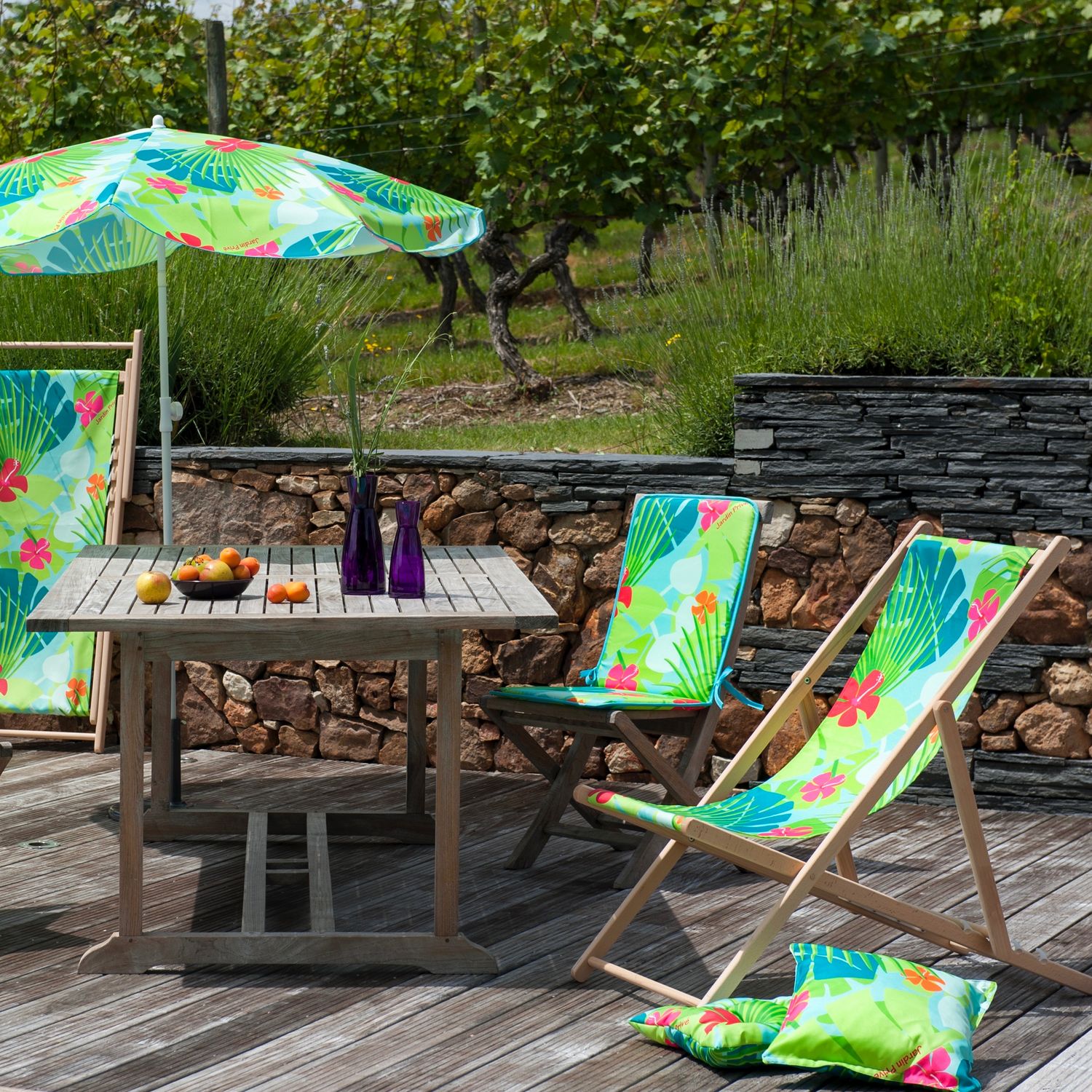 Coussins De Jardin Imprimés Animaux - 2 Coussins 30x30 Cm Avec Liens - Pour Chaise, Patio, Intérieur