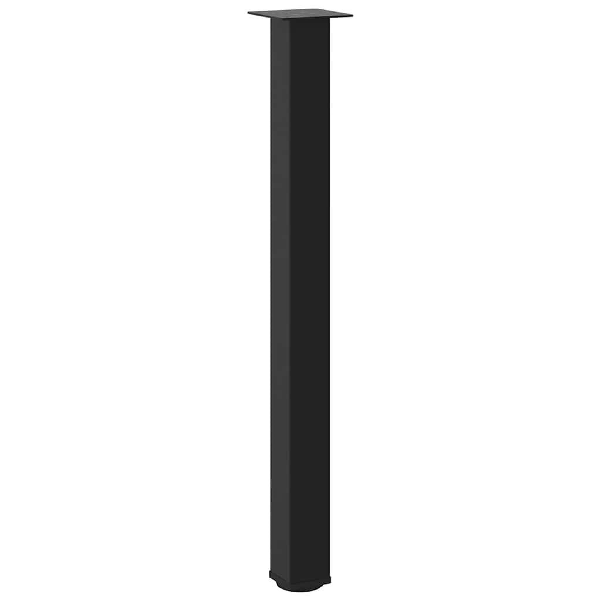 Voir la diapositive 4 : VIDAXL Pieds de table basse noir 4 pcs 100-102 cm acier