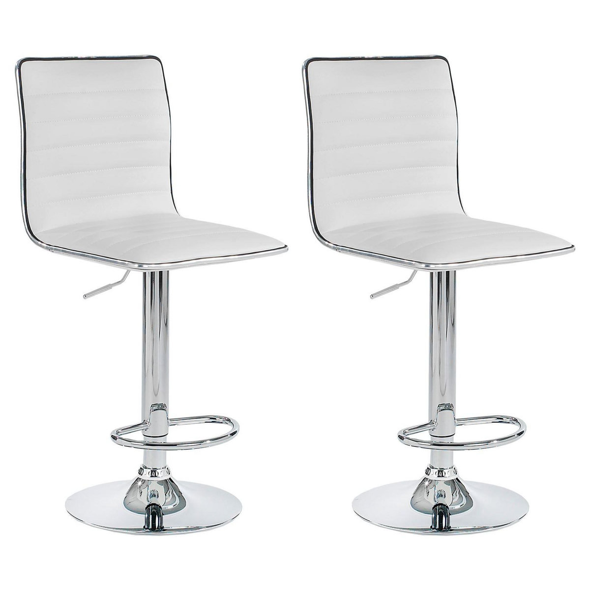IDIMEX Lot de 2 tabourets de bar ROCA