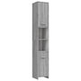 Voir la diapositive 2 : VIDAXL Armoire de bain Sonoma gris 30x30x183,5 cm Bois d'ingenierie