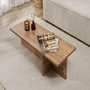 Voir la diapositive 4 : Habitat et Jardin Table basse en bois  Harbor  - 120 x 45 x 30 cm - Pin atlantique