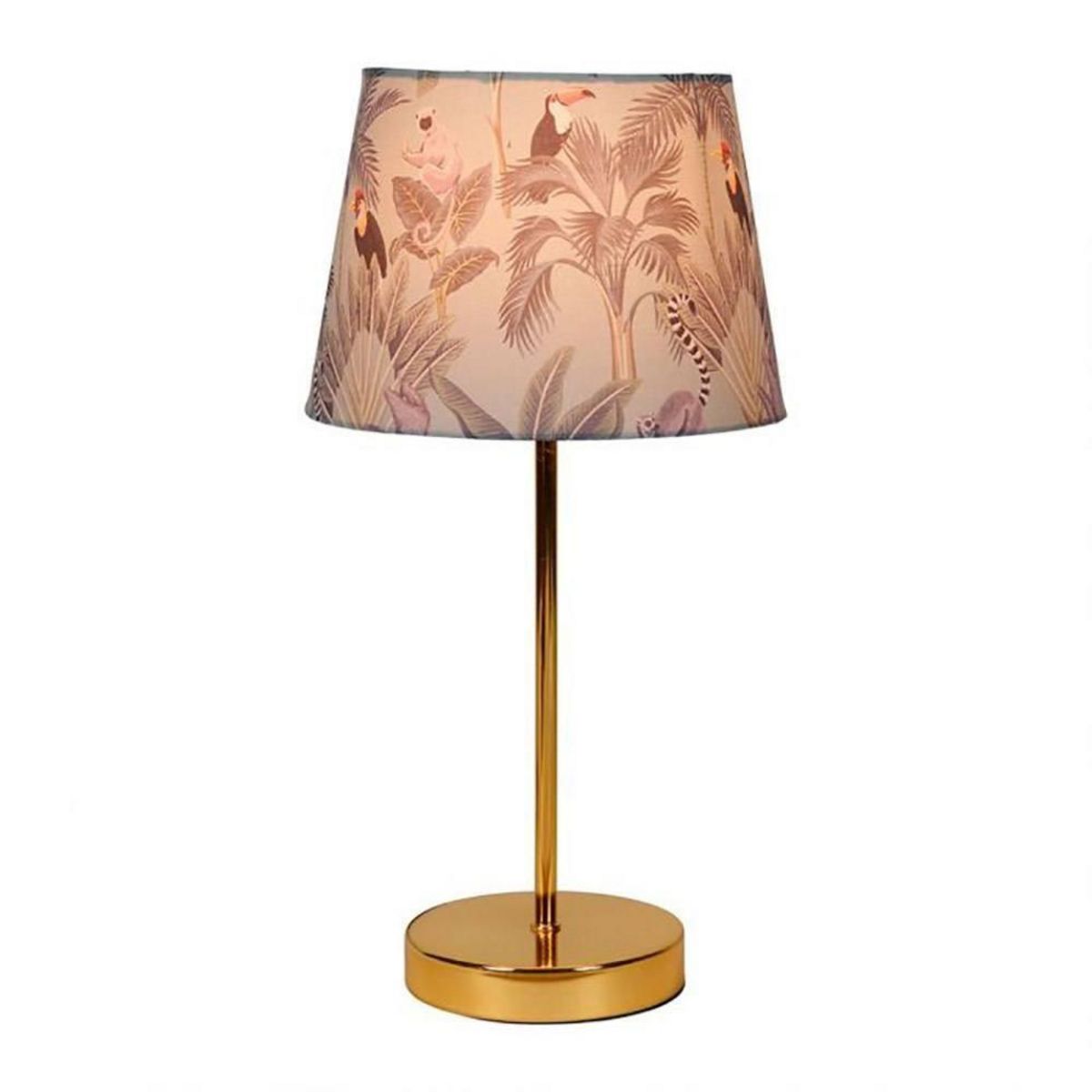 OSTARIA Lampe métal Luxuriance pied doré
