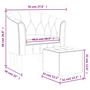 Voir la diapositive 6 : VIDAXL Fauteuil avec repose-pied rouge bordeaux velours