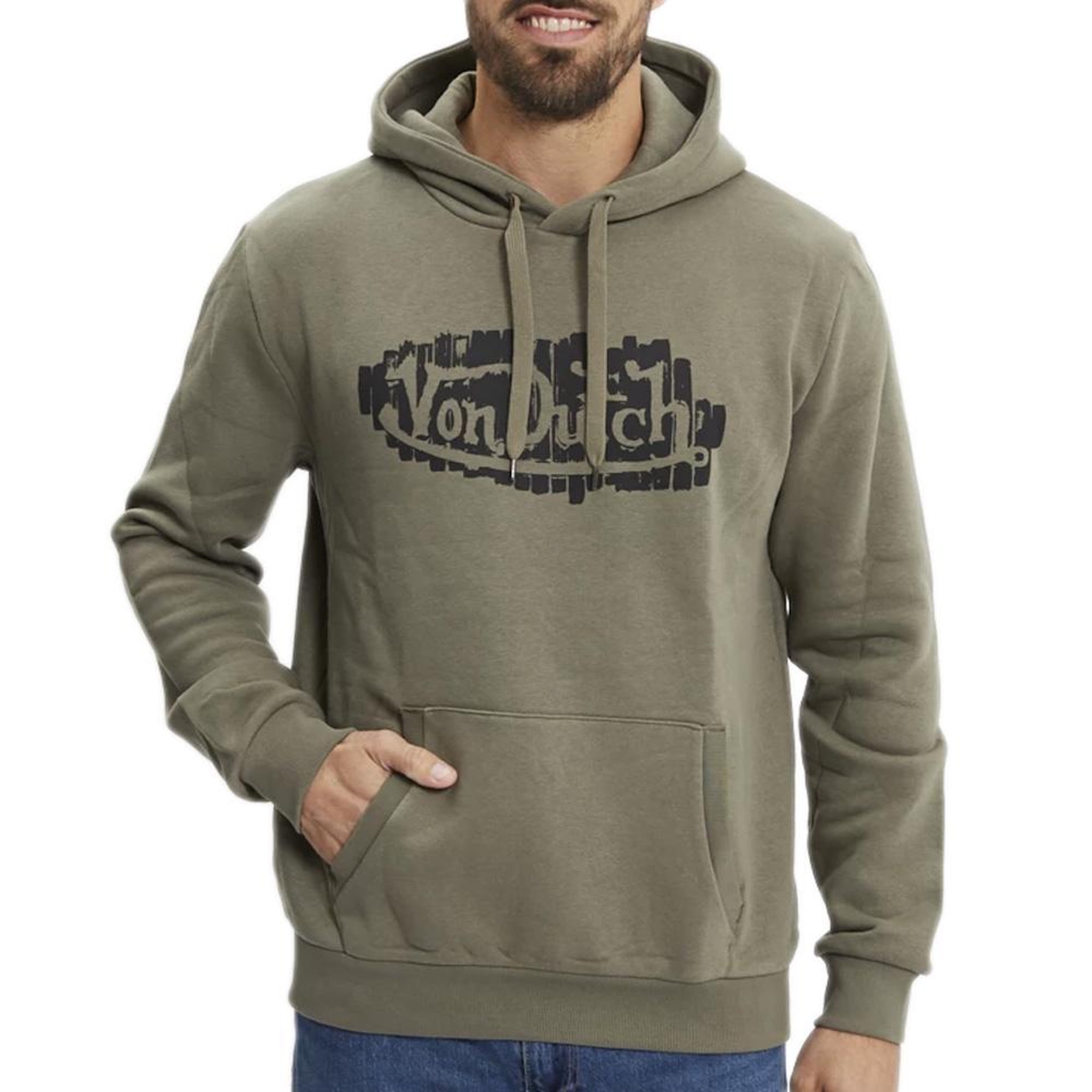 Voir la diapositive 1 : VON DUTCH Sweat Kaki Homme Von Dutch SWH