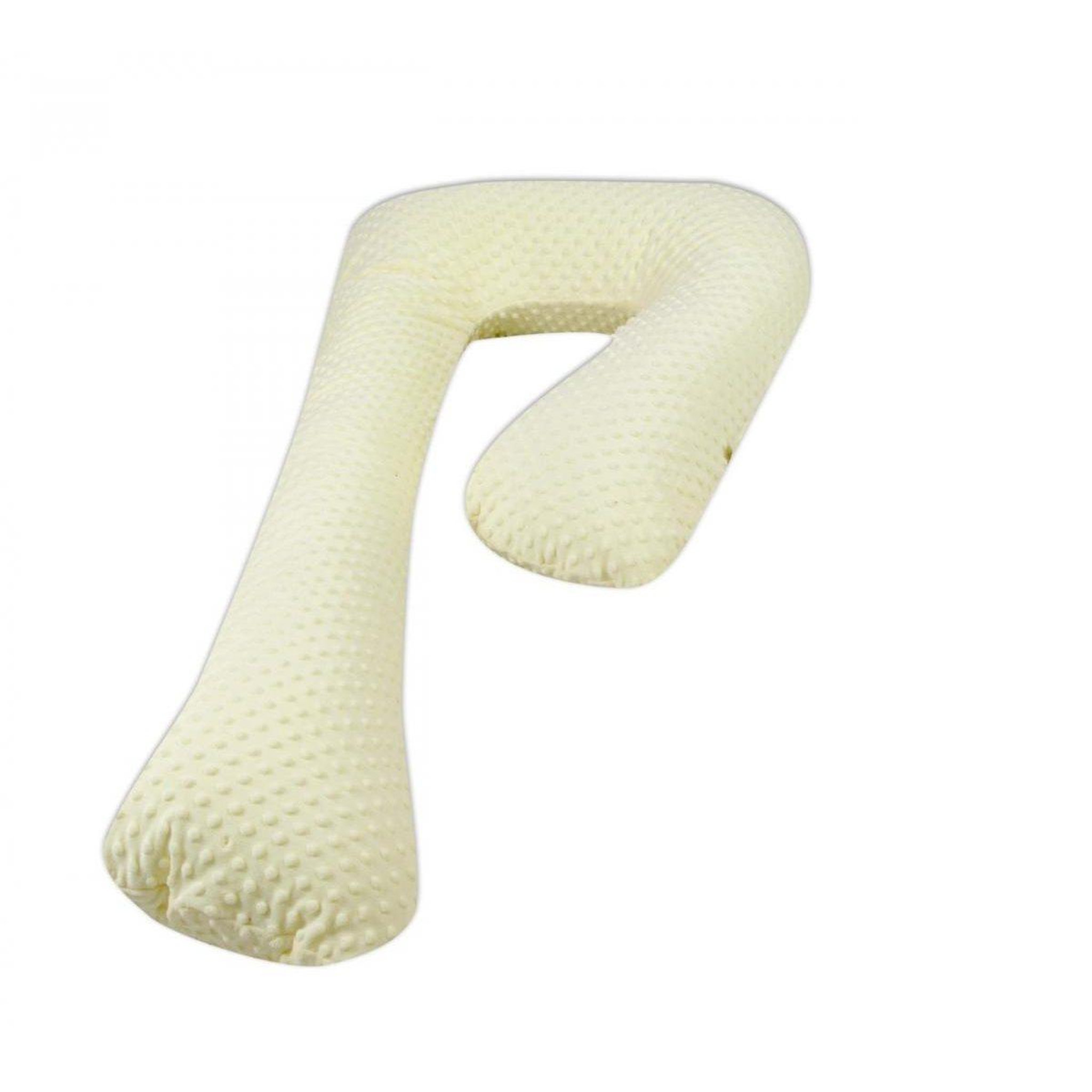 VELINDA Coussin accouchement/allaitement forme 7 crème